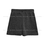 Deep Ribbed Knit Shorts
