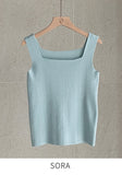 Deart Square Neck Knit Shirt