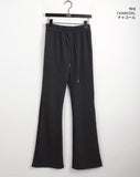 [Mink Lining] Fine Line Bootcut Training Pants