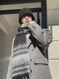 HANDMADE/wool 70% KESTI maxi double coat