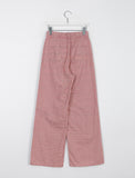 Beita Stripe Wide Cotton Pants