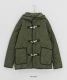 [Unisex] Qgmi Duffle Hood Quilting Padding Jacket