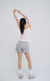 [U-BASIC] Pose Scene Ribbed Sleeveless