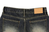 Dean Vintage Washing Denim Low Shorts