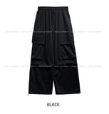 Hack Wide Big Pocket Sweat Cargo Pants
