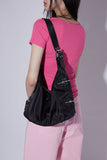 side zip hobo bag