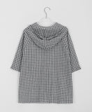 Masui check over hood shirt