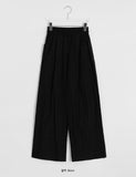 Shumed Nylon Banding Wide Pants