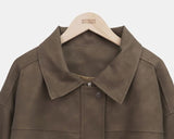 Jeran Overfit Suede Jacket