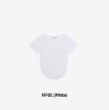 Flor Square Shirring T-shirt