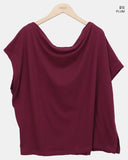 Lecan Off-Shoulder Short Sleeve T-shirt