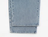 [UL DENIM] 4 Colors Pintuck Wide Cargo Denim Pants