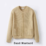 Block Haji Round Pocket Cardigan