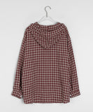 Kendanyu Pocket Check Hood Shirt