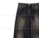 Tessia incision wide denim pants