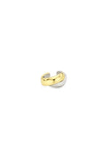 Plump Twist Silver Ear Cuff