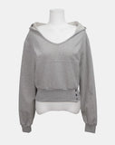 [Sweatshirt + Halterneck set] Doe Layered Holder Neck Sweatshirt