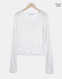 Poda See-through Ribbed Cardigan