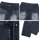 Edin Brush Curved Denim Pants
