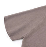 Carter Ribbed Half-Zip Short Sleeve Tee