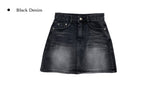 Shino Washing Denim Mini Skirt