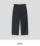 Leca Adjust Pintuck Balloon Nylon Pants