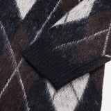 Cood Argyle Mohair Cardigan