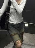 Raw Cut Bermuda Jeans