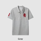 Horse Numbering PK Short Sleeve Collar T-Shirt