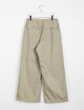 Hidon string wide parachute pants