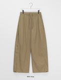 Bimtz Summer Basic Banding Wide Pants