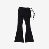 Yenne wrap skirt pants