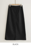 Shui Cut Brushed H-line Long Skirt