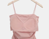 Corning Slim Side Shirring Built-in Cup Sleeveless