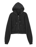 Layered Zip Hoodie