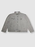 Vintage Curve Slit Denim Jacket