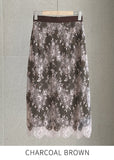 Tier H-line Banding Lace Skirt