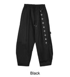 Tape eyelet key ring balloon pants