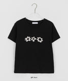 Koayu Flower Patch Crop Short Sleeve Tee