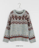 Canzy Round Nordic Wool Knit