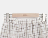 Culo Check Midi Skirt