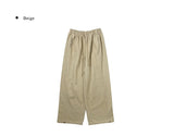 Ked Snap Wide Cotton Banding Long Pants