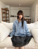 Lyle Mohair Hooded Knit Cardigan