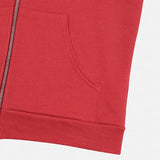 Moz Zipper Two-Way Slim Hooded Zip-Up