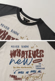 Something Raglan Short Sleeve T-shirt