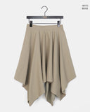 Maring Unbalanced Layered Midi Skirt