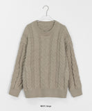 Netimo cable round over knit