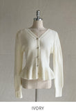 Sophia Flare Pearl Knit Cardigan