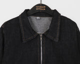 Bokit Denim Stitch Two-Way Zip-Up Jacket