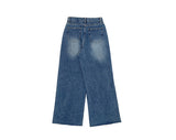Nino Washing Denim Wide Pants